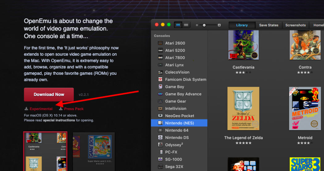 how to load roms into emulator on mac